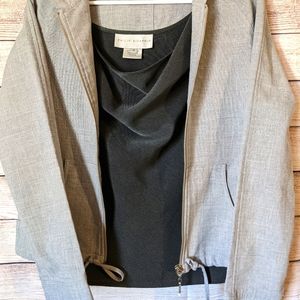 Grey/black Philip Dicaprio sleeveless blouse